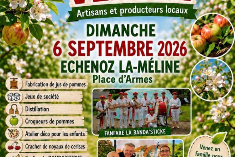 6 septembre 2026 – Échenoz-la-Méline – Fête du verger – Stand écogestes Watt Watchers